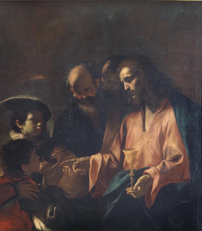 Immagine del quadro di Mattia Preti raffigurante una madre che affida a Cristo i propri figli