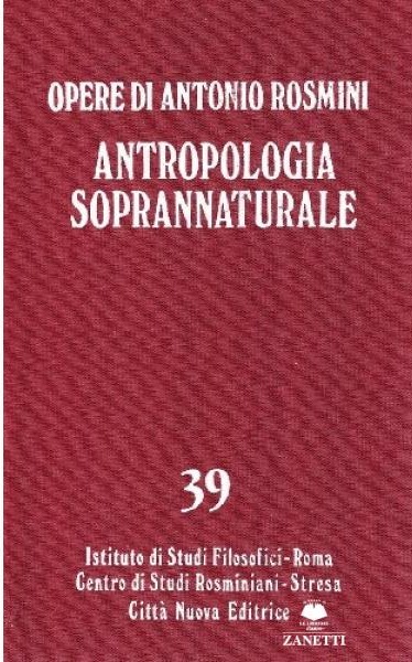 Antropologia soprannaturale - Vol. 39 Opere